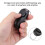 2-in-1 Trainingspfeife-Clicker, 7,5x3,5x2 cm, Schwarz 3