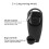 2-in-1 Trainingspfeife-Clicker, 7,5x3,5x2 cm, Schwarz 9