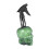 Skull Haarsprayflasche 500ml grünes ABS nachfüllbar 5