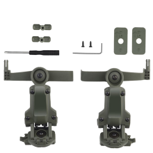 Adattatore per guida casco per accessori COMTAC3, verde