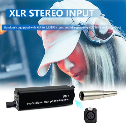 PM1 Convertitore amplificatore per cuffie professionale XLR a interfaccia da 3,5 mm 2