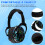 Cuffie antirumore di sicurezza, cuffie antirumore pieghevoli 6