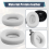 Replacement Ear Pads for E65BTNC, Headphones Ear Cushions Gray 5