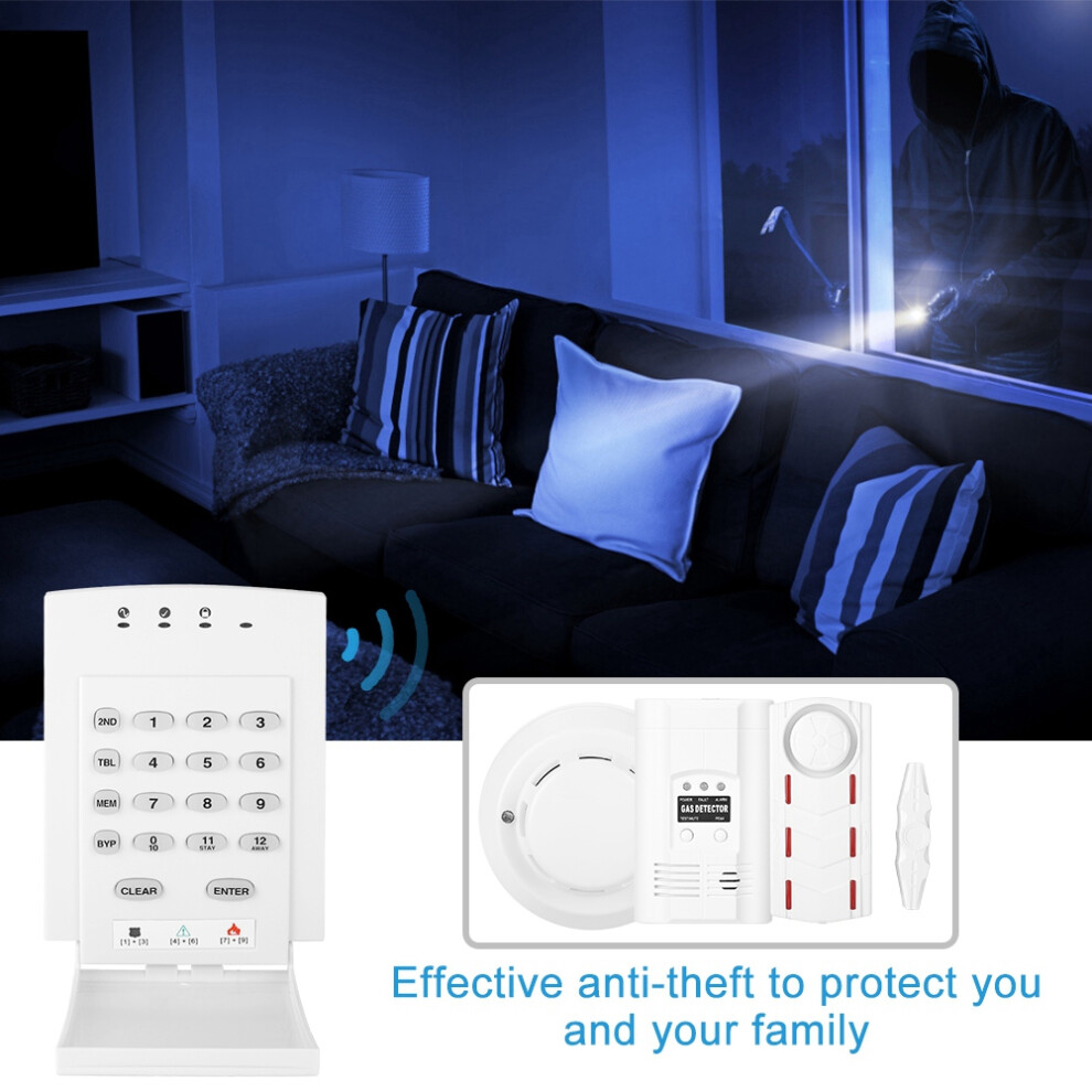 Home Burglar Alarm Control Keyboard Anti Theft Security System 3281324535516