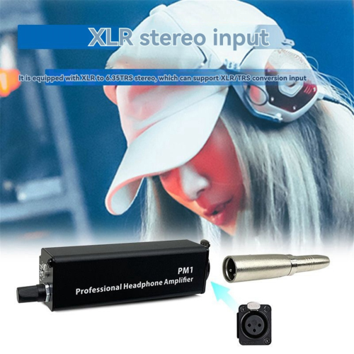 Kopfhörerverstärker XLR auf 3,5-mm-Audio-Interface Mini-HiFi 1