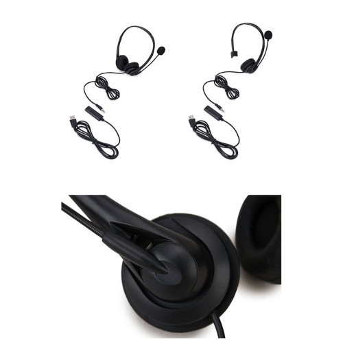 USB Headset with Volume Control, for Online Conference Online Classes