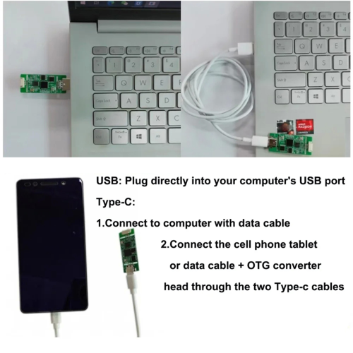 AHD USB:hen -kaappaussignaalin AHD Type-C -moduuli Androidille (B) 2