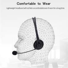 Double Headset Exam Wired Headset Operator Special Computer Hearing,C
