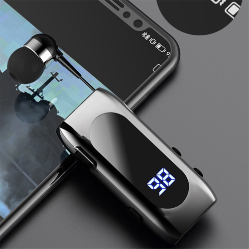 Waterproof Business Cable In-Ear Ultra Bluetooth Headset,B 1