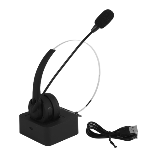 Wireless Bluetooth Headset with Mic, Charging Base 1