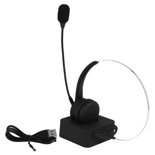 Wireless Bluetooth Headset with Mic, Charging Base 2
