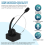 Wireless Bluetooth Headset with Mic, Charging Base 4