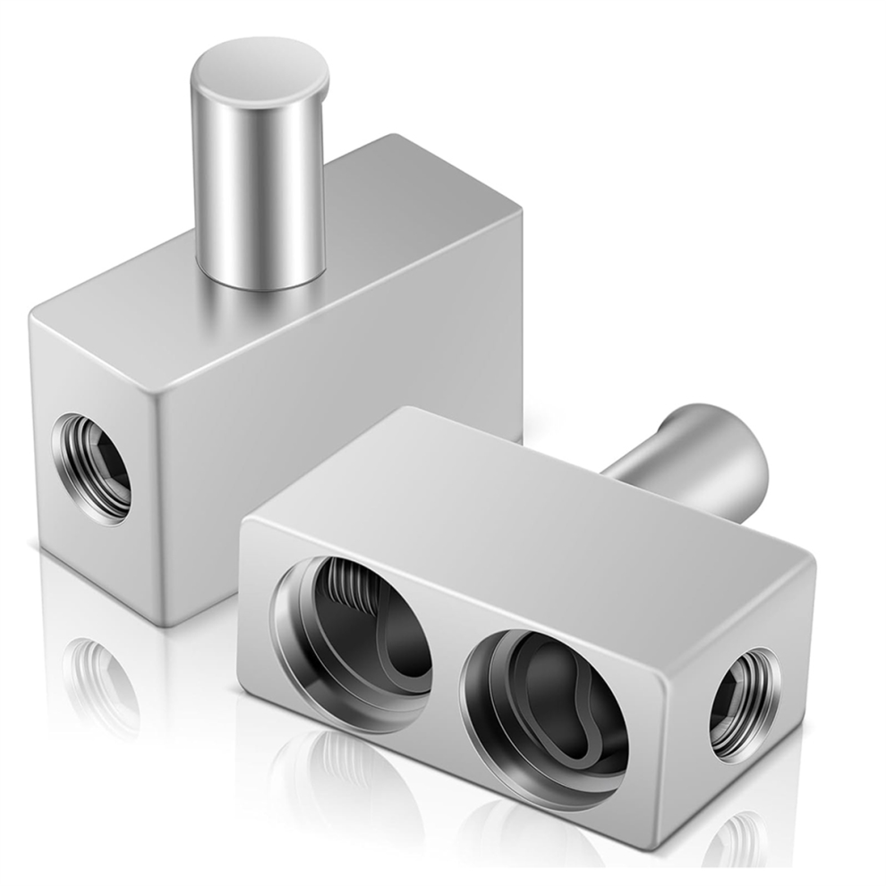 1 Pair Of Car Audio Dual 1/0 Gauge To 1/0 Gauge Amp Input Reducers 4853878214279