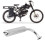 Universal Muffler Exhaust Pipe for 80cc 60cc 49cc 50cc Electric Bicycle Engine 6