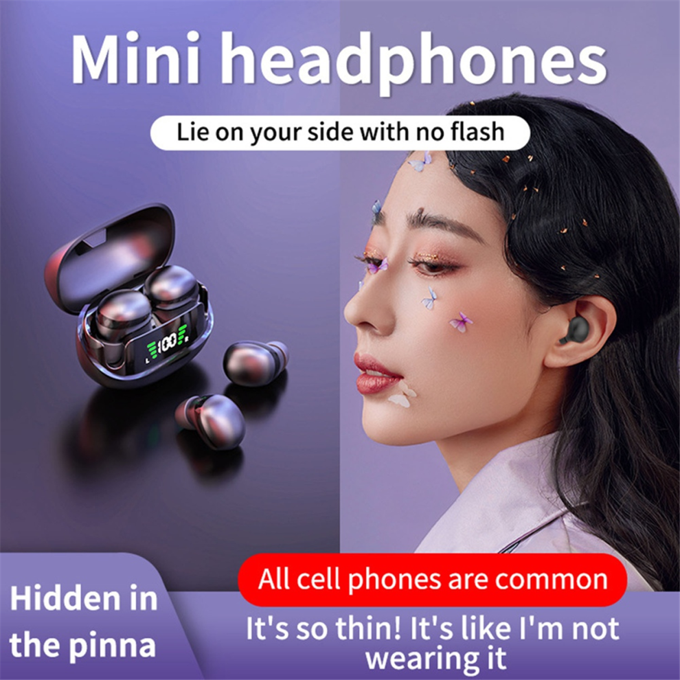 Mini Earbuds Bluetooth 5.3 Hifi Stereo Earphonesfor Work,Music A Light 4853878212527