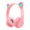 Foldable Headset with Mic, RGB LED Light for Gift School Gaming A 1