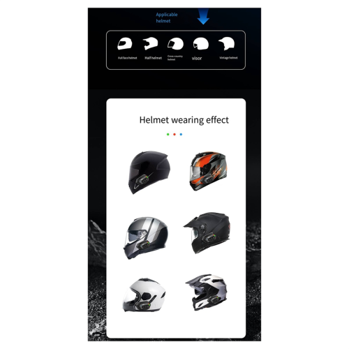 Casco de moto BT12Pro con nuevas luces de colores 5.3 Solution 2