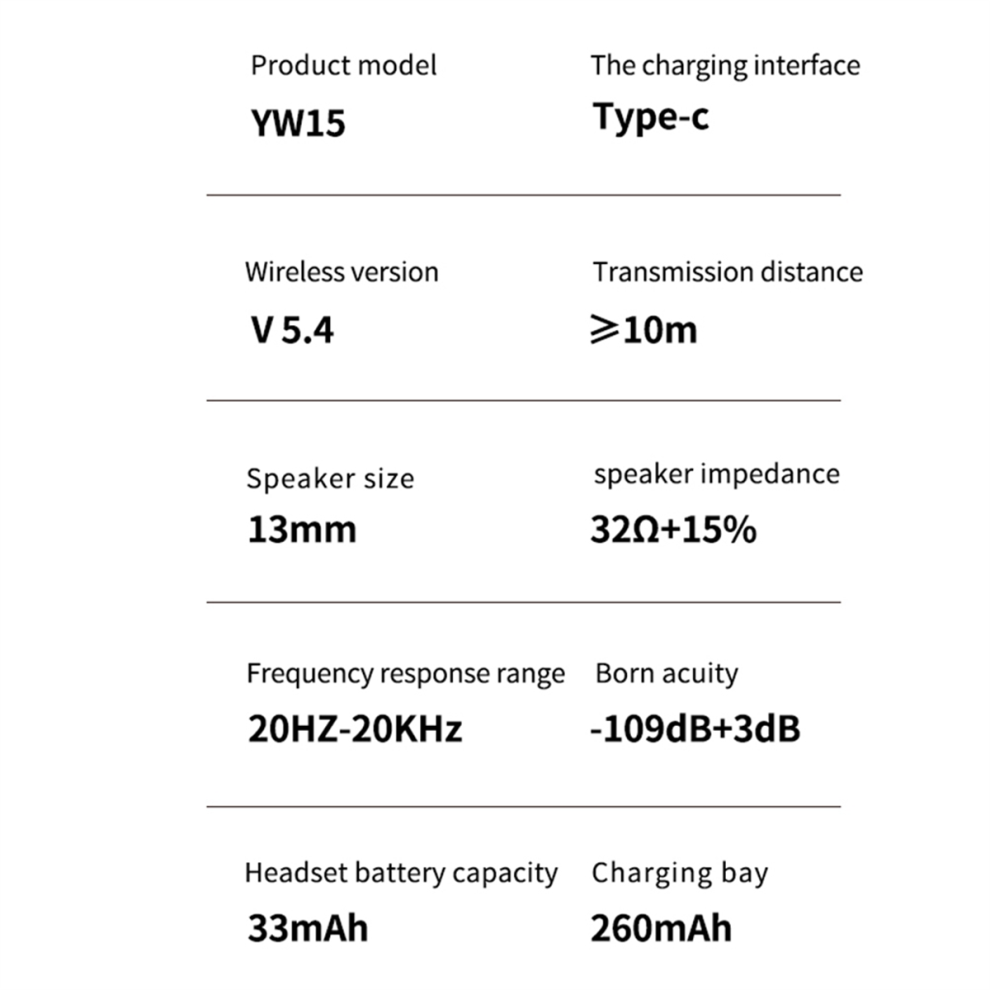 Ai Bluetooth 5.4 Earphones Ai Instant Translation Black 4853878210998