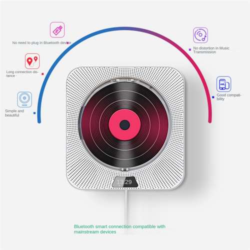 Portable CD Player Bluetooth CD Speaker UK Plug 2