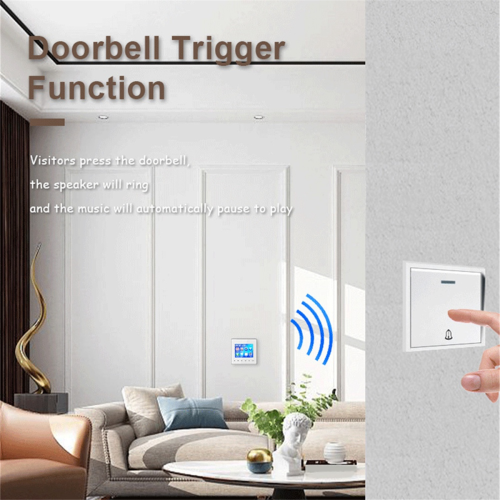 New Screen Wall Amplifier Music Center Sound System(White) 1