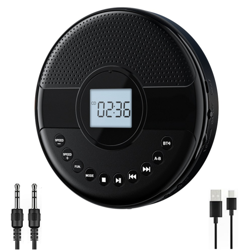 Draagbare cd-speler, Bluetooth cd-speler met dubbele luidspreker