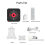Draagbare cd-speler Bluetooth-luidspreker Stereo LED-scherm EU-stekker 2