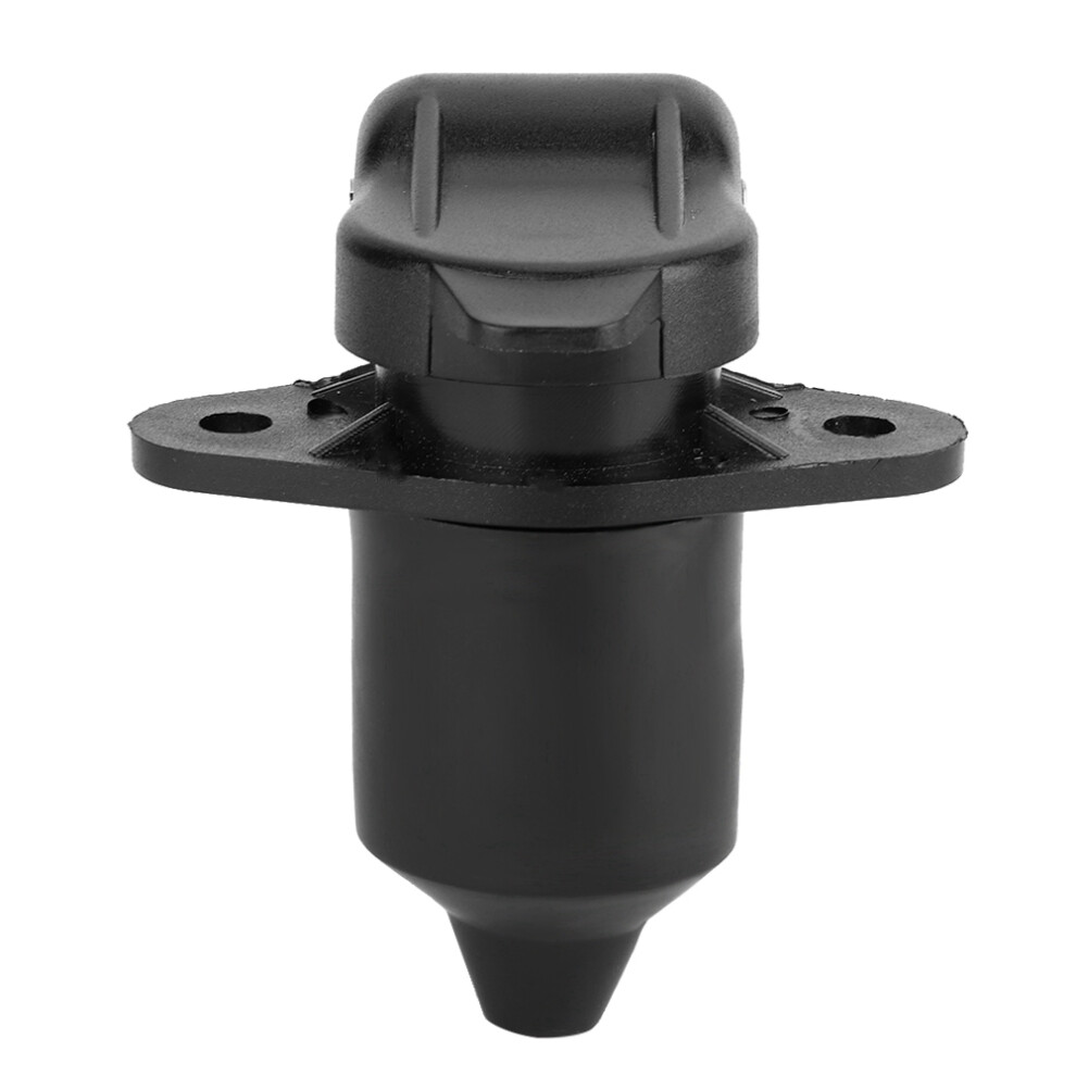 Plastic 3 Pin Trailer Socket Wiring Connector Adapter For Trailer Black 9391324537220