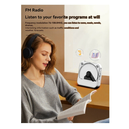 Lecteur CD portable pour la maison + télécommande C 1
