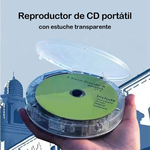 Draagbare Bluetooth CD-speler Transparante luidspreker 2