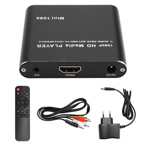 MKV 264 HDD Multimedia-Player HD 1080P USB-Mediaplayer EU-Stecker 2