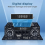 Digital Bluetooth Amplifier 12V Home Car 2 Channel HIFI Sound Speaker 7