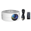 YT200 Smart Projektor Android LED 1080P HD Projektor, vit 5