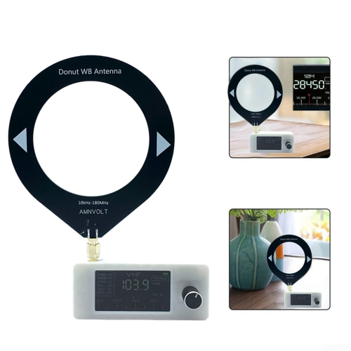 SI4732 Mini Radio Receiver 9.9KHz-181MHz+2XLoop Antenna A 2