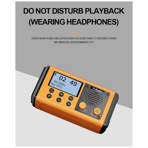 -907 Nödradio, solcellsdriven handvev, 10000 mAh 1
