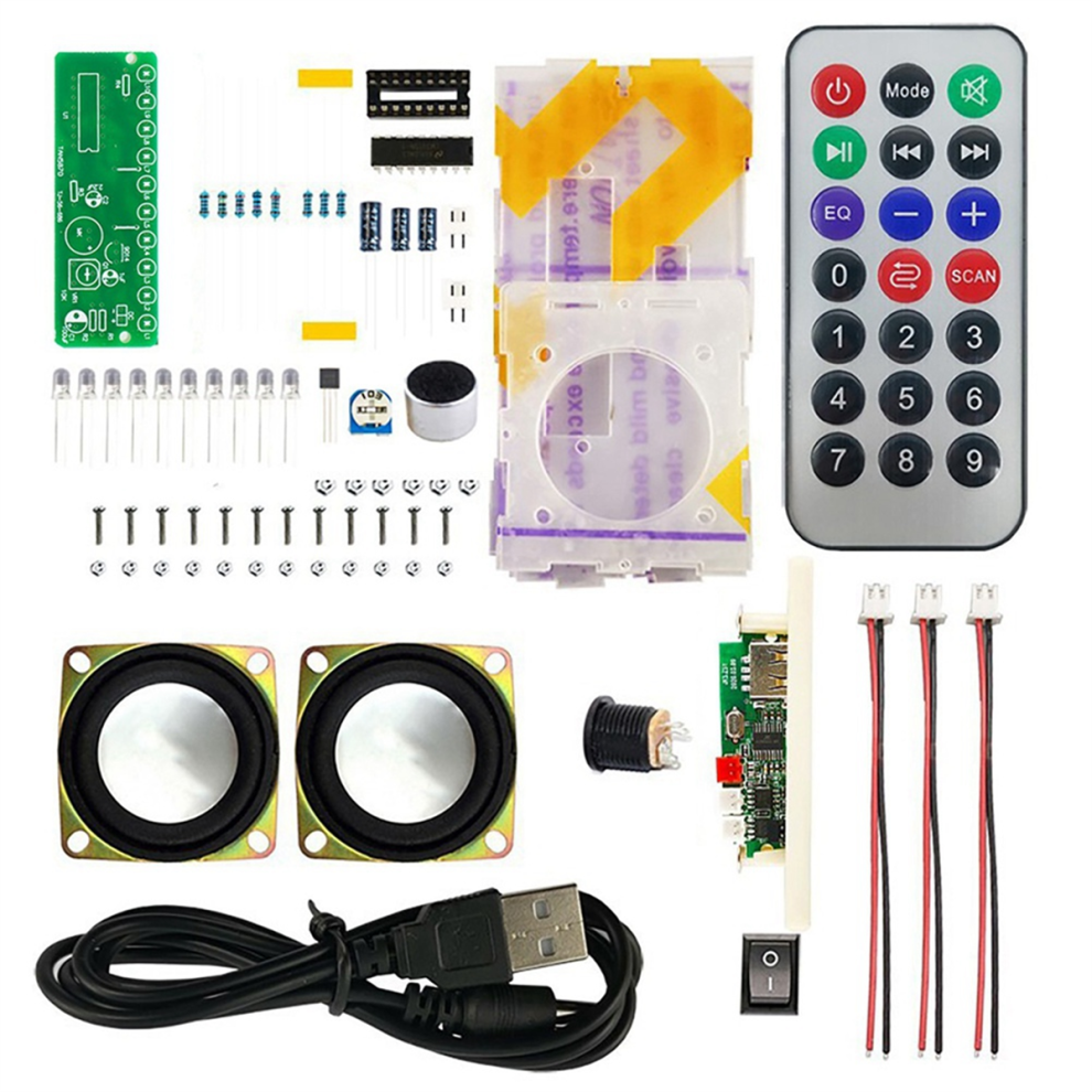 DIY Bluetooth Speaker Electronic Kit Two-Channel Multi-Functional-image-OPC-PHWRW9B-NEW