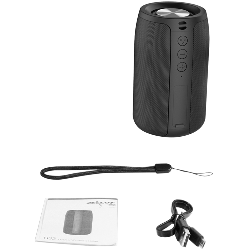 S32 Portable Waterproof Wireless Speaker With Stereo Sound 4851814589504