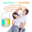 Altoparlante Bluetooth 5.3 con luce RGB e doppio microfono wireless 3