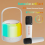 Altoparlante Bluetooth 5.3 con luce RGB e doppio microfono wireless 6