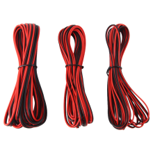 3PCS 2 Pin 12V Electrical Wire 22/20/18AWG LED Strip Extension Cable