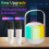 Altoparlante Bluetooth 5.3 con luce RGB e doppio microfono wireless 5