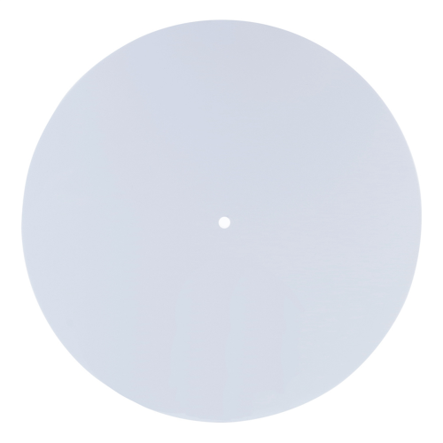 Tapete para toca-discos em acrílico branco, antirruído. 2