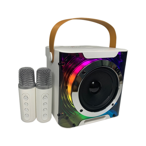 Subwoofer wireless stereo surround Music Rhythm Light bianco 2