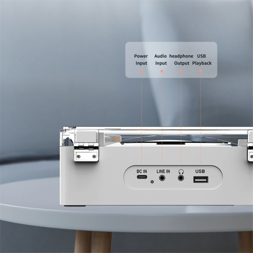 Lossless Bluetooth 5.0 CD Player with Ambient Light Built-in Speaker 2