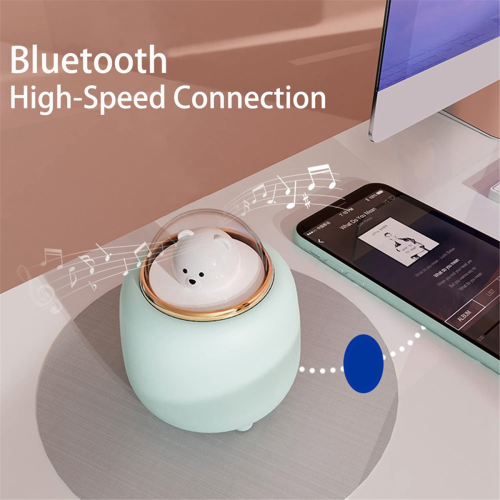 Caixa de som Bluetooth com luzes, para decoração de quarto kawaii, presentes de aniversário. 1