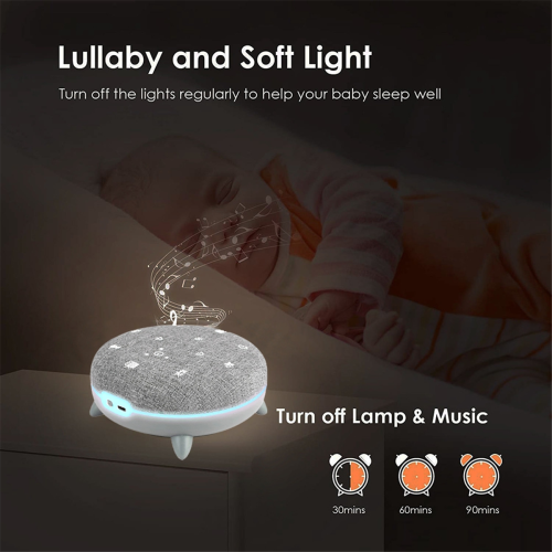 Caixa de Som Bluetooth Relaxante e Calmante com Luzes RGB 2