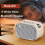 Caixa de som Bluetooth versátil para mesa com rádio FM 5