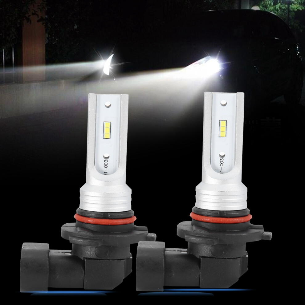 2Pcs 9005 Hb3 72W 6000K Headlight Bulb Led Fog Lamp Beads With Decode White 9371324538205