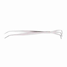 2‑in‑1 Stainless Steel Root Rake Bonsai Tweezers Soil Farming Tool with Ergonomical Handle