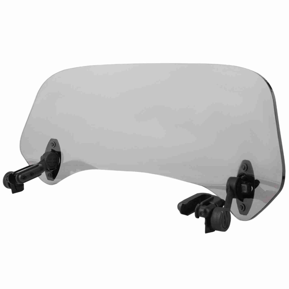 Universal Motorcycle Modified Windscreen Windshield Spoiler Air Deflector Smoked 8761324538359
