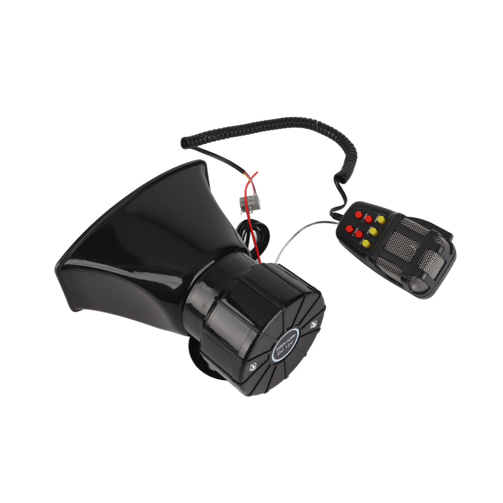 7 Sounds Loud Car Audio Speaker Universal Auto Loudspeaker Horn Siren 7891324538217